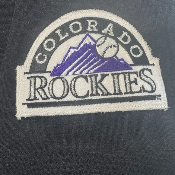 Vintage Russell Athletic Colorado Rockied Black Jersey sz 52 - Picture 5 of 5